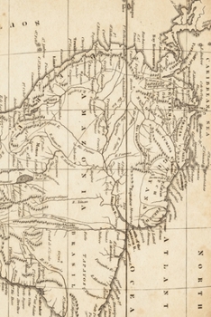 1796 Map of South America : A Poetose Notebook / Journal / Diary