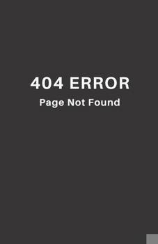 Paperback 404 Error: Password Book with Tabs Book