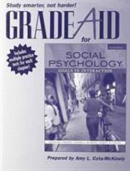 Paperback Grade Aid Workbook with Practice Tests for Social Psychology: Goals in Interaction Book