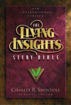 Hardcover The New International Living Insights Study Bible Leather Burgundy Book