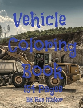 Paperback Vehicle Coloring Book