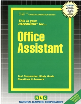 Plastic Comb Office Assistant: Test Preparation Study Guide Book