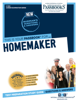 Paperback Homemaker (C-1303): Passbooks Study Guide Volume 1303 Book