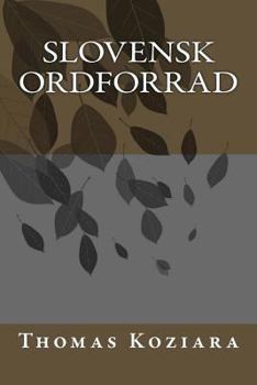 Paperback Slovensk Ordforrad [Danish] Book