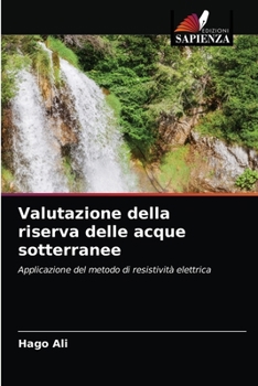 Paperback Valutazione della riserva delle acque sotterranee [Italian] Book