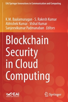Paperback Blockchain Security in Cloud Computing Book