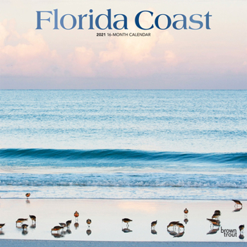 Calendar Florida Coast 2021 Square Foil Book