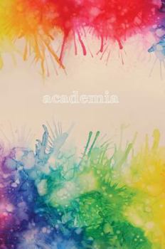 Hardcover Academia A5 Spring 2019 Extended Edition: Academic Planner Watercolor Cover Book