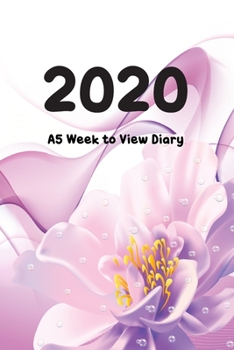 2020 A5 Week to View Diary: 6" x 9" | 52 Pages
