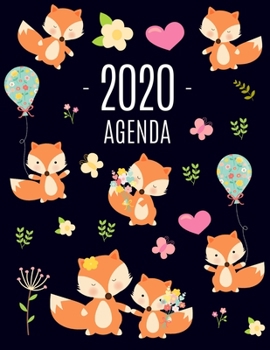 Zorro Rojo Agenda 2020: Planificador Annual | Enero a Diciembre 2020 | Ideal Para la Escuela, el Estudio y la Oficina (Spanish Edition)