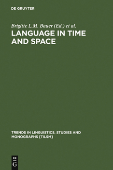 Hardcover Language in Time and Space: A Festschrift for Werner Winter on the Occasion of His 80th Birthday Book