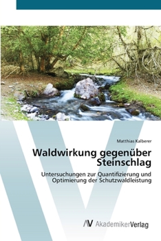 Paperback Waldwirkung gegenüber Steinschlag [German] Book