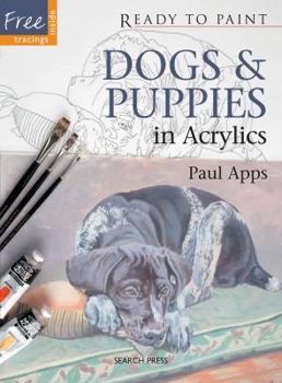 Paperback Dogs & Puppies in Acrylics Book