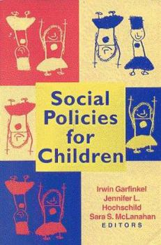 Hardcover Social Policies for Children Book