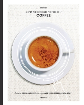 Paperback A Spot the Difference Photobook of Coffee Book