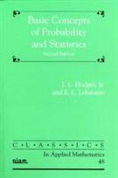 Paperback Basic Concepts of Probability and Statistics Book