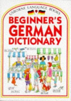 Paperback Usborne Beginner's German Dictionary Book