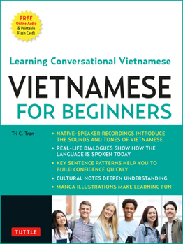 Paperback Vietnamese for Beginners: Learning Conversational Vietnamese (Free Online Audio) Book