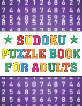 Paperback Sudoku Puzzle Book For Adults: Large Size Sudoku Puzzle Book With Solution Book
