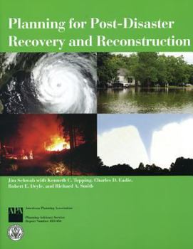 Paperback Planning for Post-Disaster Recovery and Reconstruction Book
