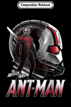 Paperback Composition Notebook: Marvel Ant-Man & The Wasp Scott Lang Profile Graphic Journal/Notebook Blank Lined Ruled 6x9 100 Pages Book