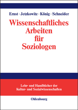 Hardcover Wissenschaftliches Arbeiten Für Soziologen [German] Book