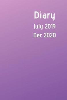 Paperback Diary July 2019 Dec 2020: New simple range. Graded purple design. 6x9 week to a page diary. Space for notes and to do list on each page. Perfect Book