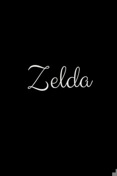 Paperback Zelda: notebook with the name on the cover, elegant, discreet, official notebook for notes Book