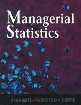 Hardcover Managerial Statistics Book