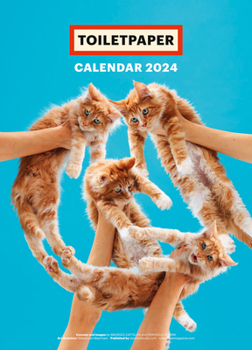 Spiral-bound Toilet Paper Calendar 2024 Book