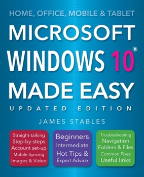 Paperback Windows 10 Made Easy Book