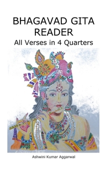 Hardcover Bhagavad Gita Reader: All Verses in 4 Quarters Book