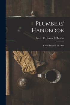 Paperback Plumbers' Handbook: Koven Products for 1943. Book