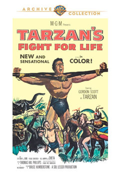 DVD Tarzan's Fight For Life Book