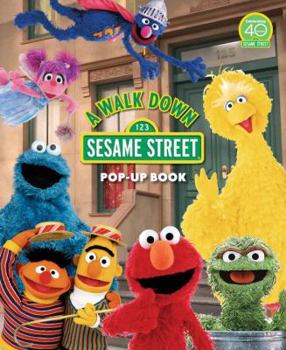 Hardcover A Walk Down Sesame Street Book