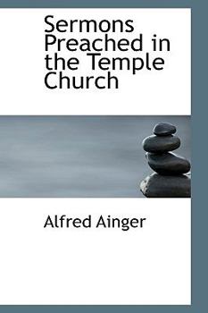 Paperback Sermons Preached in the Temple Church Book