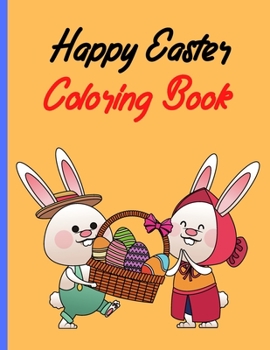 Paperback Happy Easter Coloring Book