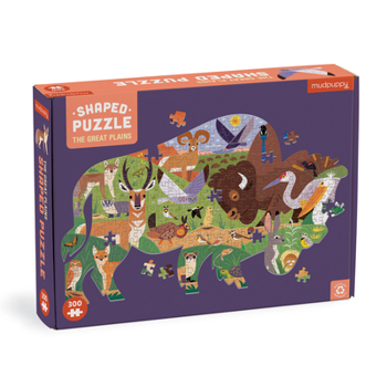 Misc. The Great Plains 300 Piece Shaped Scene Puzzle Book
