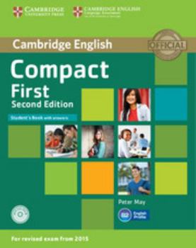 Paperback Compact First Student's Book with Answers [With CDROM] Book