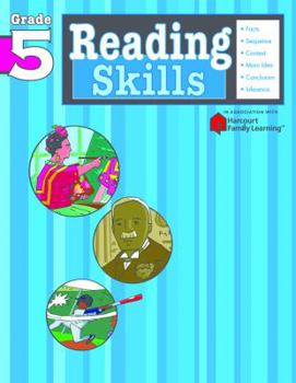 Paperback Reading Skills: Grade 5 (Flash Kids Harcourt Family Learning) Book
