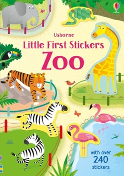 Paperback Little First Stickers Zoo Book