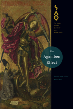 Paperback The Agamben Effect: Volume 107 Book