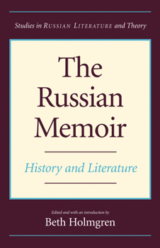 Paperback The Russian Memoir: History and Literature Book