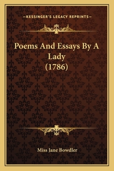 Poems And Essays By A Lady