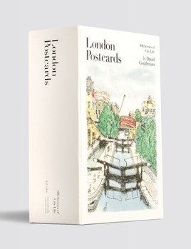 Hardcover London Postcards Book