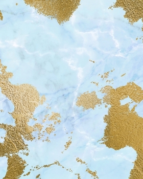 Paperback Gilded Gold Composition Notebook - Large Ruled Notebook - 8x10 Lined Notebook (Softcover Journal / Notebook / Diary) Book