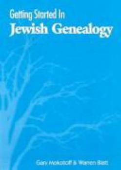 Paperback Getting Started in Jewish Genealogy Book