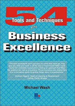 Paperback 54 Tools and Techniques for Business Excellence Book