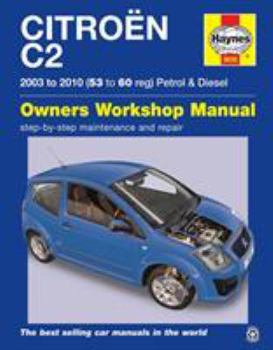 Paperback Citroen C2 Petrol & Diesel Owners Worksh Book