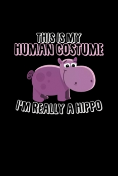 Sweet Hippo Costume Saying: Blank Lined Notebook Journal for Work, School, Office 6x9 110 page